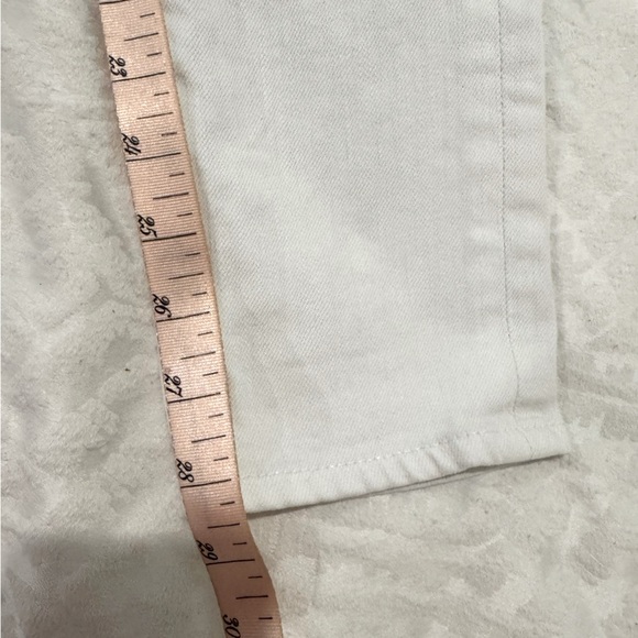 AG Adriano Goldschmied white Straight Leg low rise jeans cotton - Picture 8 of 9